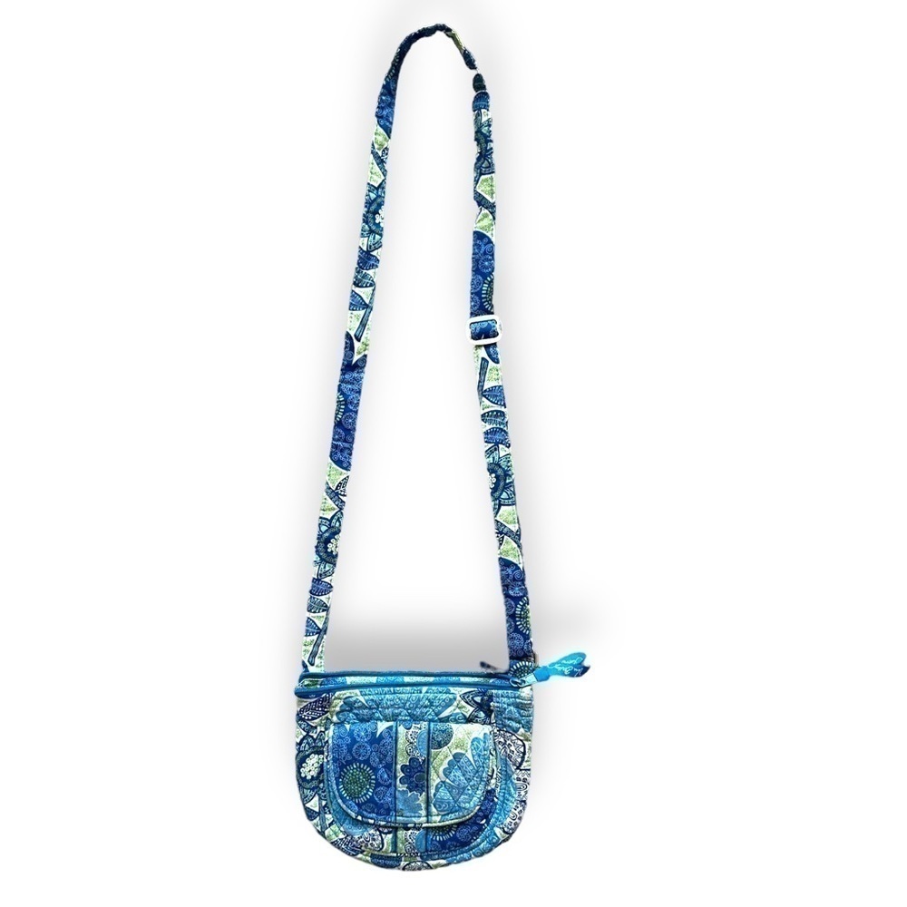 Rare Vera Bradley Lizzy in Doodle Daisy Shoulder bag purse crossbody floral - Picture 3 of 7